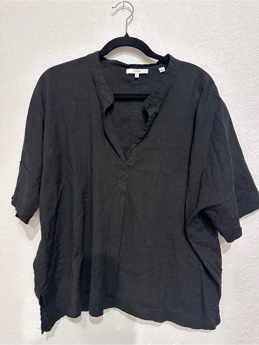 Women’s Vince linen blend Black Shirt
